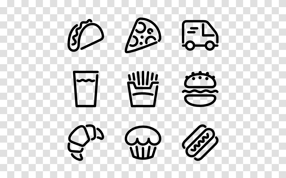 Fast Food Snacks Icons, Gray, World Of Warcraft Transparent Png