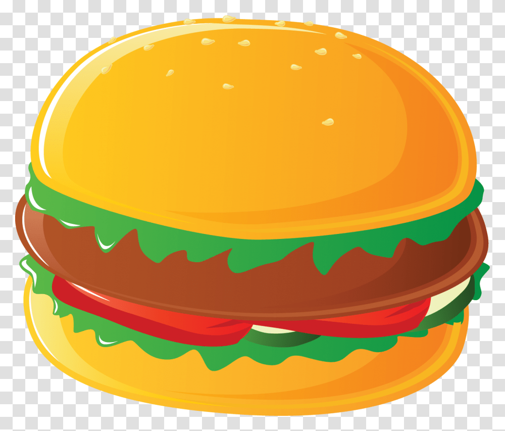 Fast Food Vector Free, Burger, Hardhat, Helmet Transparent Png