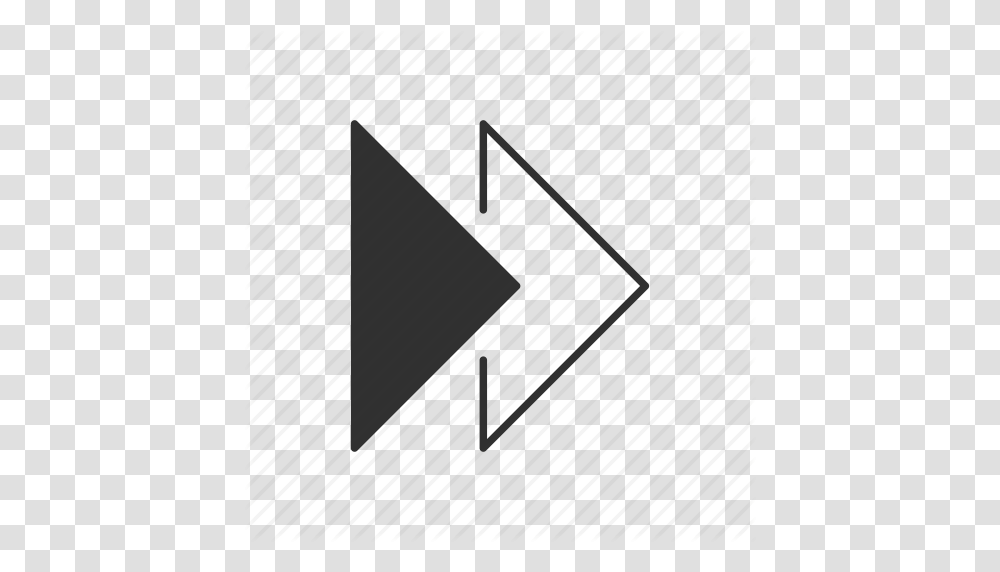 Fast Forward Forward Next Right Arrow Icon, Triangle, Plot, Diagram, Plan Transparent Png