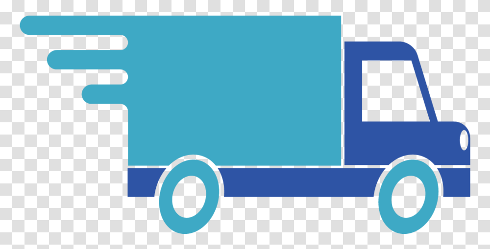Fast Free Shipping To Your Door Clip Art, Van, Vehicle, Transportation, Moving Van Transparent Png