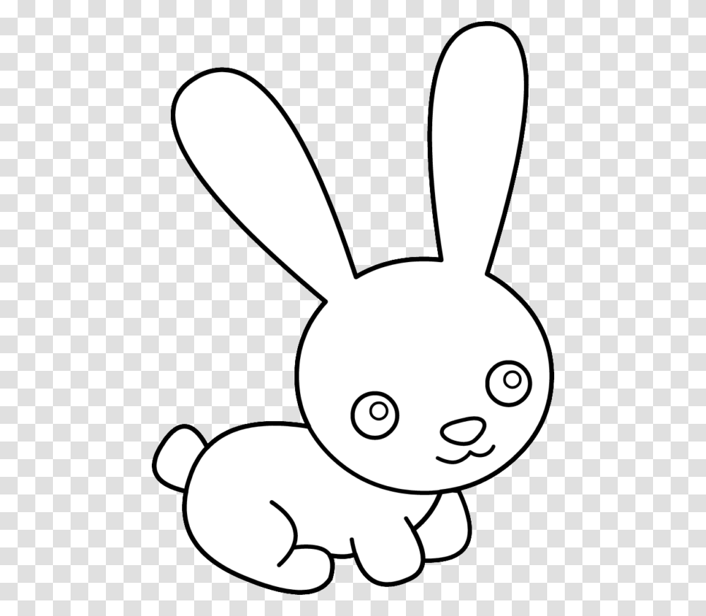 Fast Rabbit Clipart Bunny Clip Art Black And White, Stencil, Animal, Mammal, Scissors Transparent Png