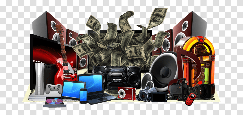 Fast Selling Electronic Items Online Pawn Shop Electronic, Guitar, Leisure Activities, Musical Instrument, Electronics Transparent Png