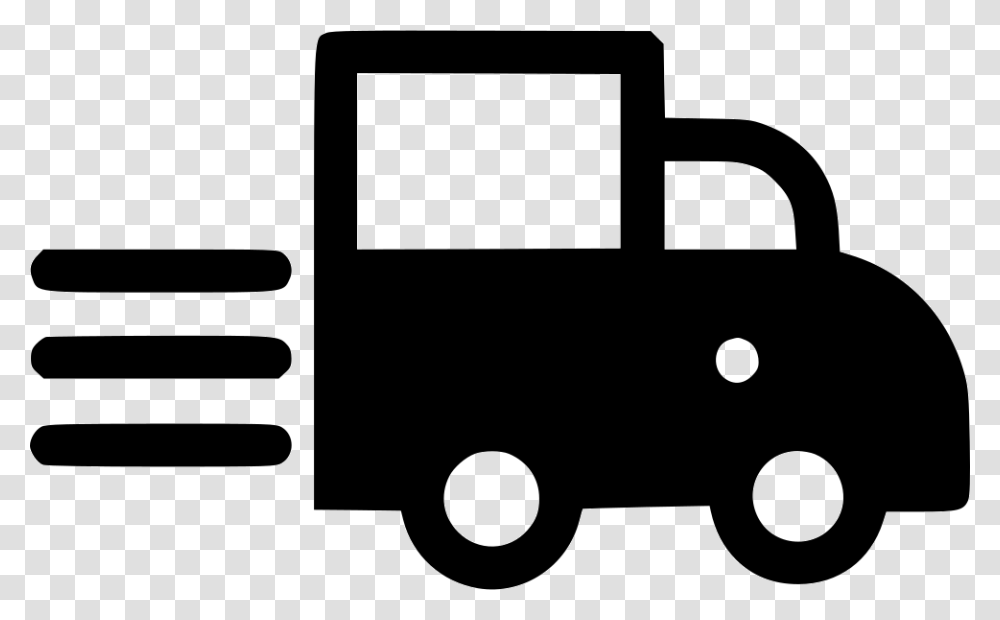 Fast Shipping Icon Free Download, Vehicle, Transportation, Stencil Transparent Png