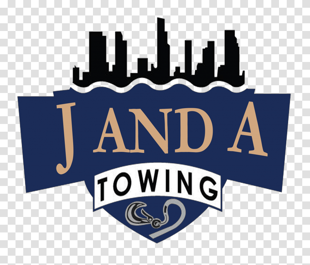Fast Tow Truck Service Near You J And A Towing, Word, Label Transparent Png