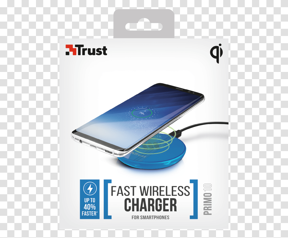 Fast Wireless Charger For Smartphones Trust, Mouse, Hardware, Computer, Electronics Transparent Png