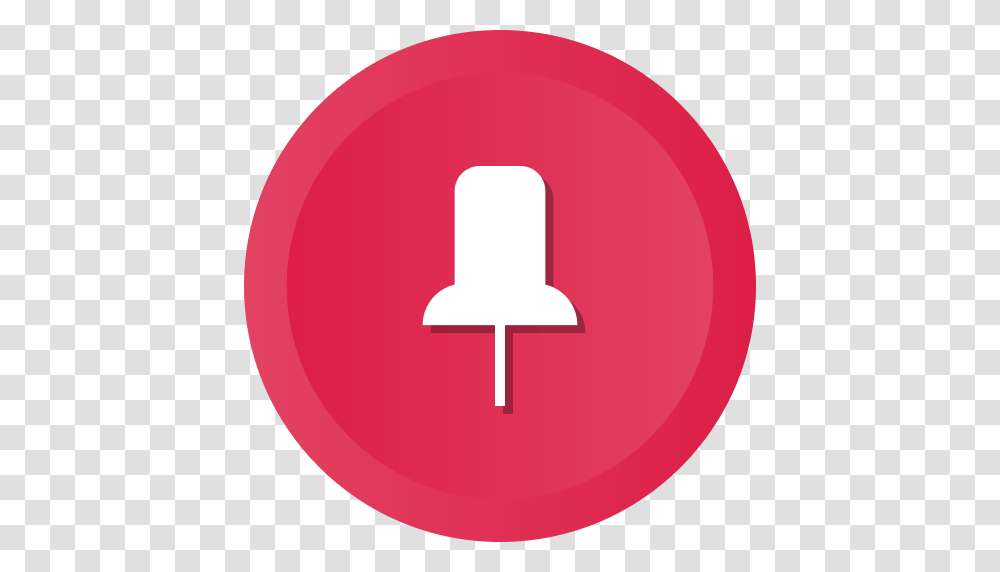 Fasten Pin Push Pushpin Tack Thumb Thumbtack Icon Free, Light, LED Transparent Png