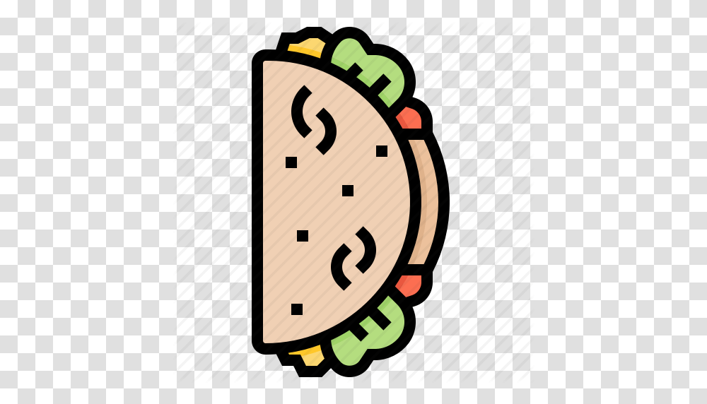 Fastfood Food Mex Taco Icon, Bomb, Weapon, Weaponry, Dynamite Transparent Png