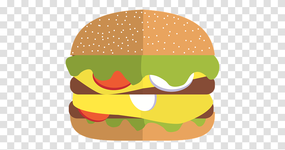 Fastfood Hamburger Food Cheeseburger Restaurant Fast Food Illustration Transparent Png