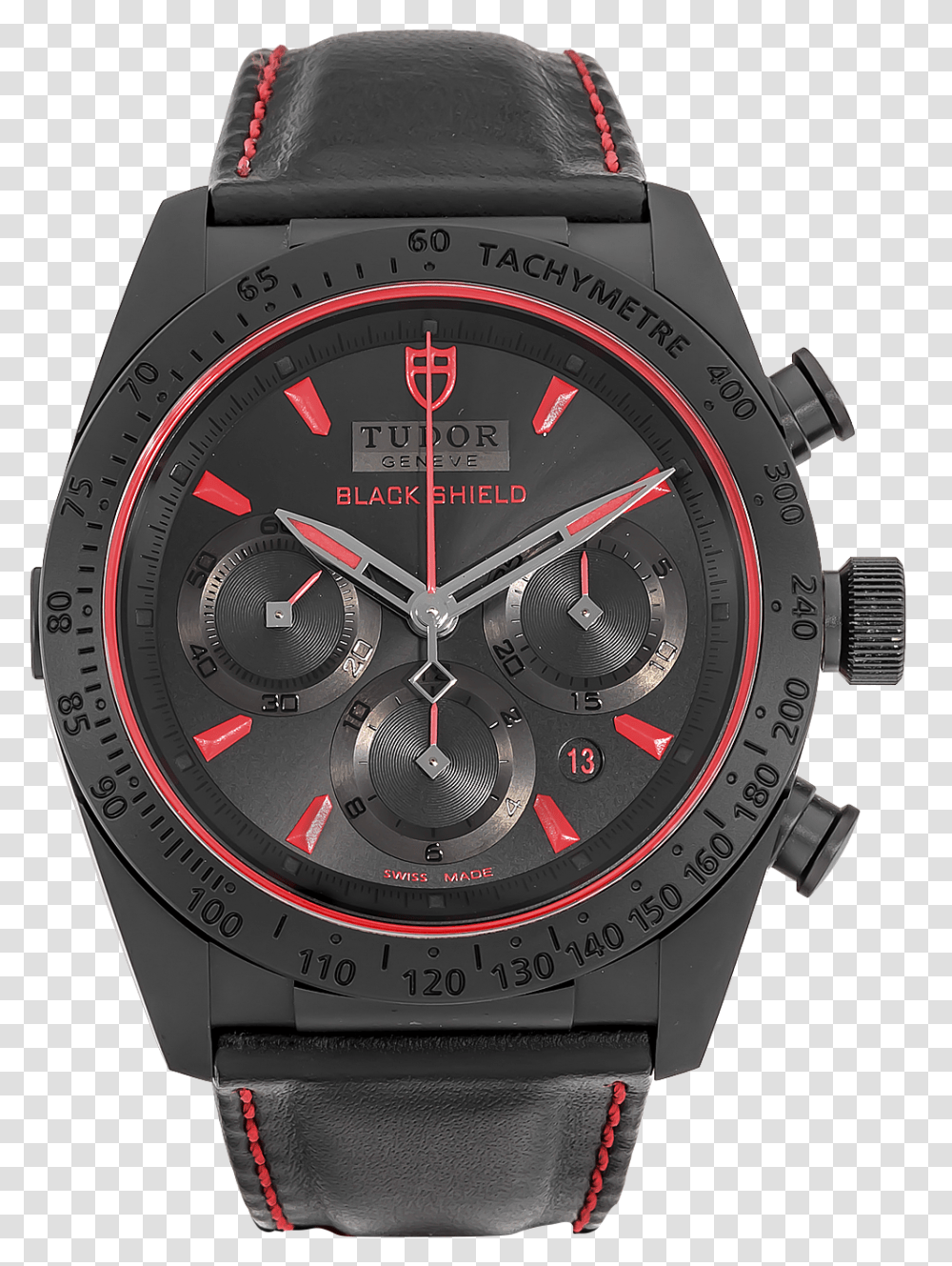 Fastrider Black Shield Ceramic Automatic Download Tudor, Wristwatch Transparent Png