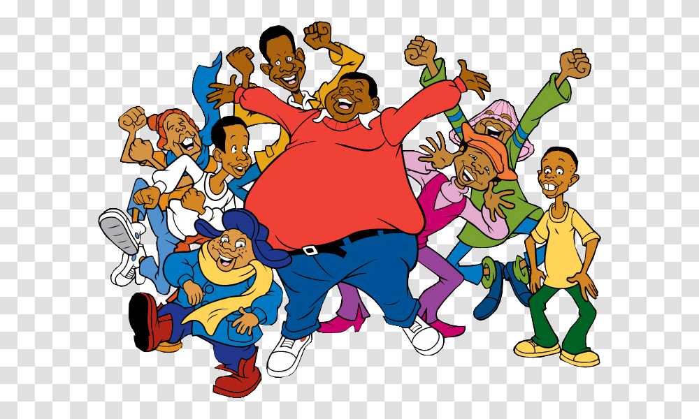 Fat Albert And The Cosby Kids, Person, People, Family, Crowd Transparent Png