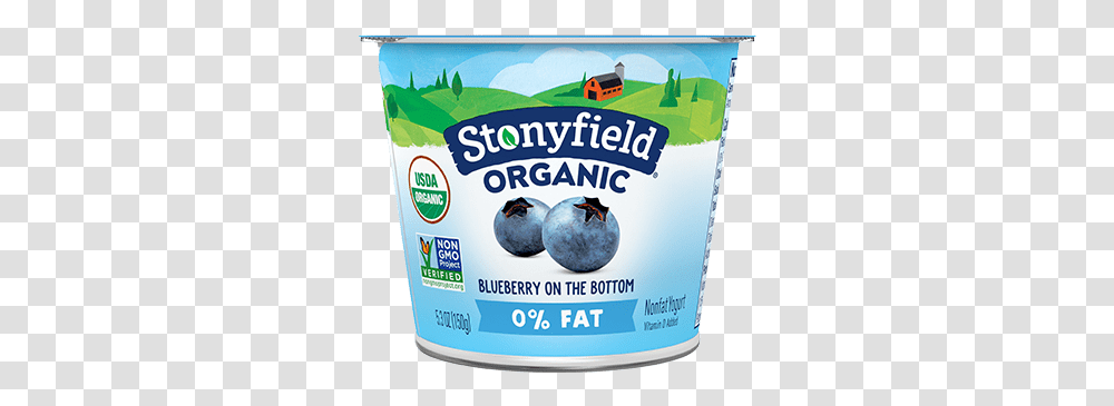 Fat Blueberry Stonyfield Whole Milk Yogurt, Plant, Fruit, Food, Bird Transparent Png