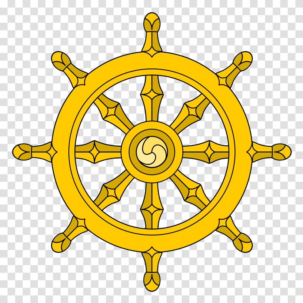 Fat Buddha, Steering Wheel, Compass Transparent Png