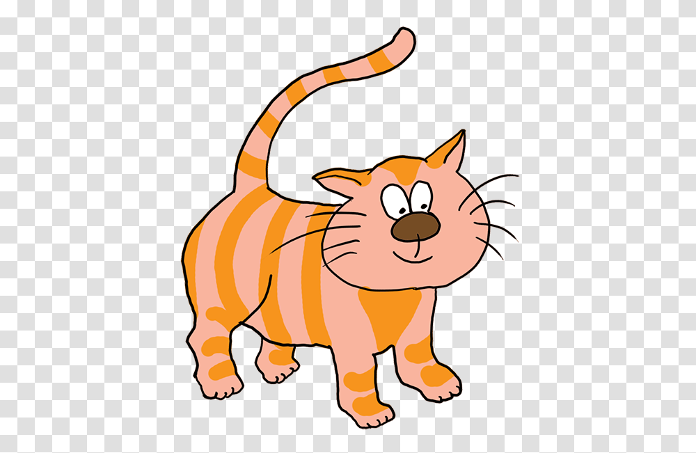 Fat Cat Clip Art Cute Orange Kitten Clip Art Cats Image Cute, Mammal, Animal, Wildlife, Deer Transparent Png