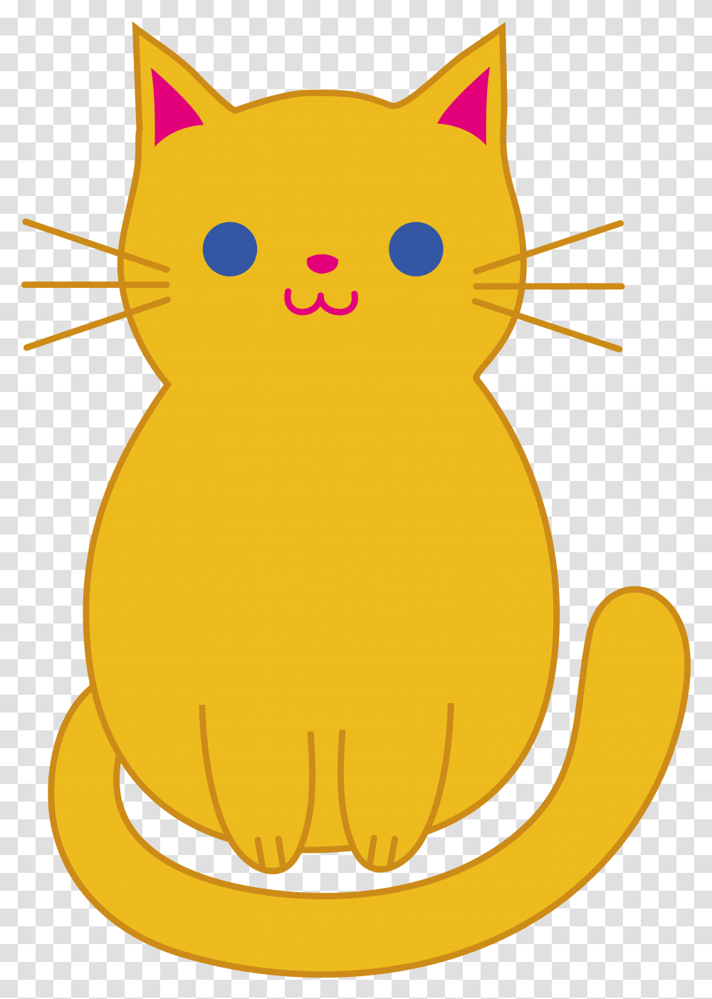 Fat Cat Clipart Clip Art Library, Animal, Mammal, Fish, Rodent Transparent Png