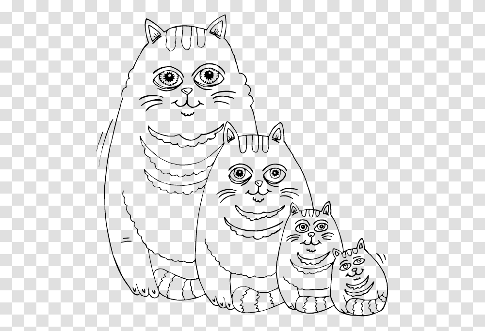 Fat Cat, Pet, Mammal, Animal, Black Cat Transparent Png