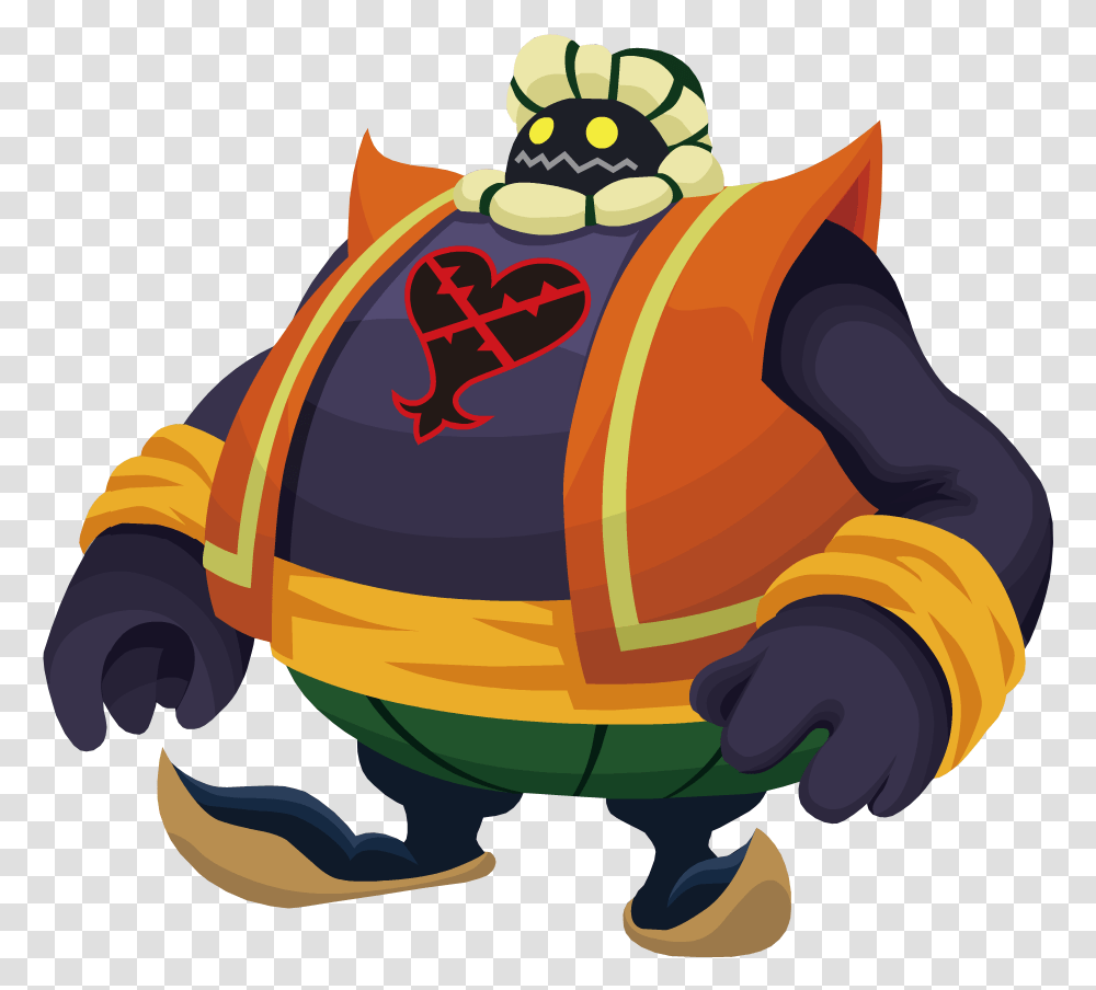 Fat Clipart Kingdom Hearts Heartless Fat Bandit, Fireman Transparent Png