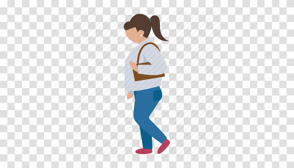 Fat Female Lady Obese Person Walking Woman Icon, Standing, Human, Nurse, Waiter Transparent Png