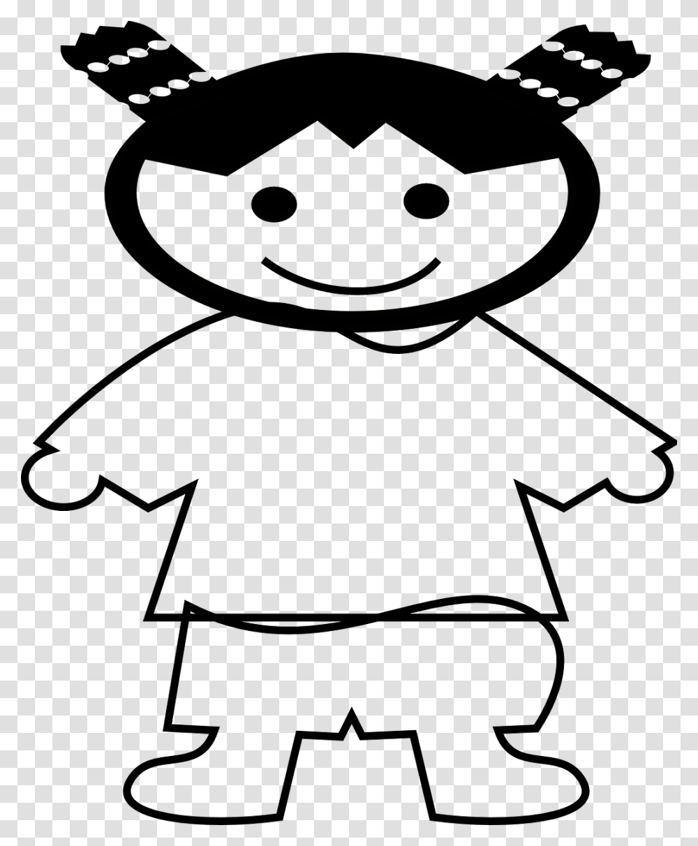 Fat Girl Kids Clipart Black And White, Outdoors, Gray, Nature, World Of Warcraft Transparent Png
