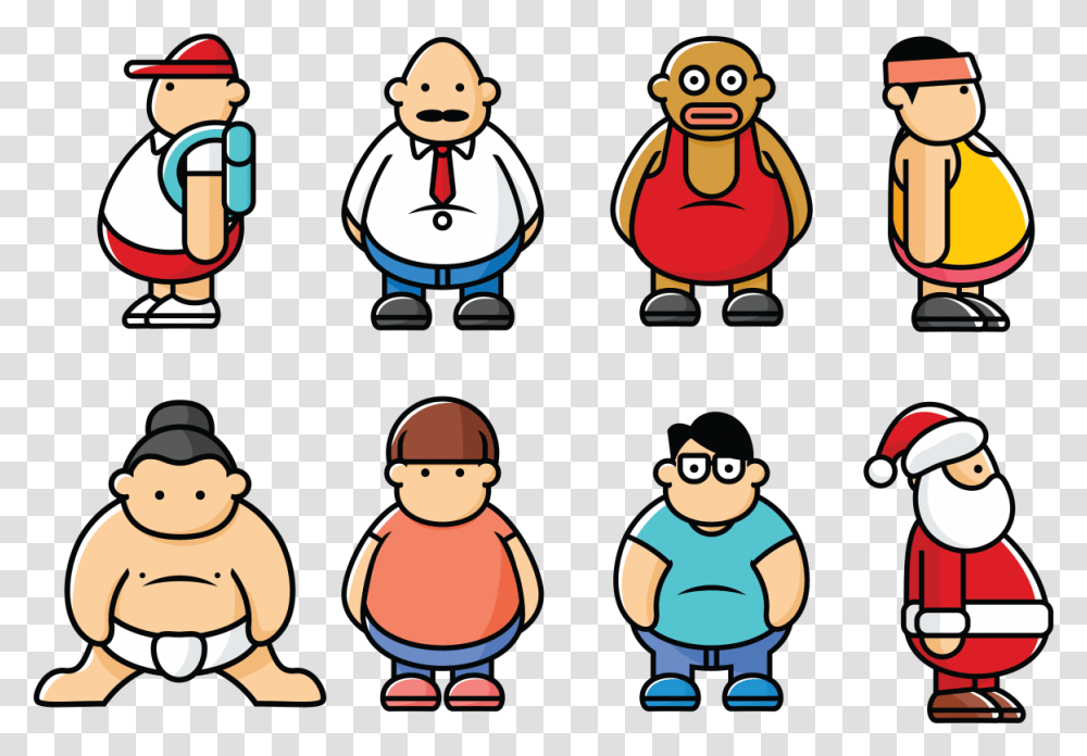 Fat Guys Vector Fat Guy Vector, Snowman, Outdoors, Penguin Transparent Png