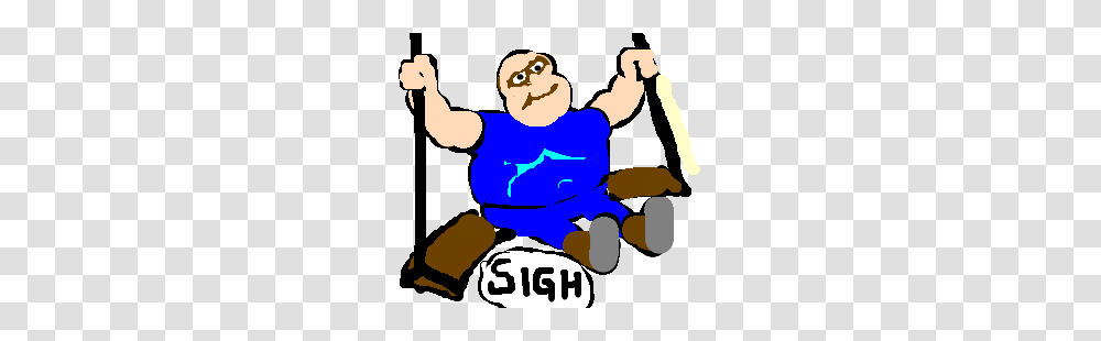 Fat Kid Goes To Swing On A Disappointed Swing Drawing, Poster, Hand, Crowd Transparent Png