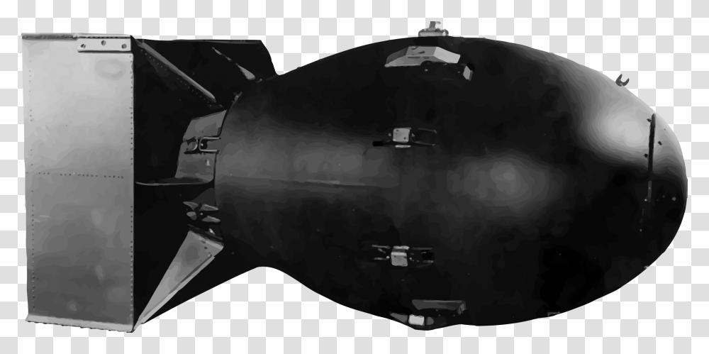 Fat Man Bomb Atomic Bomb Background, Weapon, Weaponry, Vehicle, Transportation Transparent Png