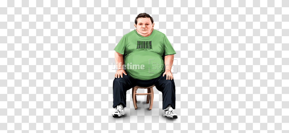Fat Man Sitting On Chair, Apparel, Person, Human Transparent Png