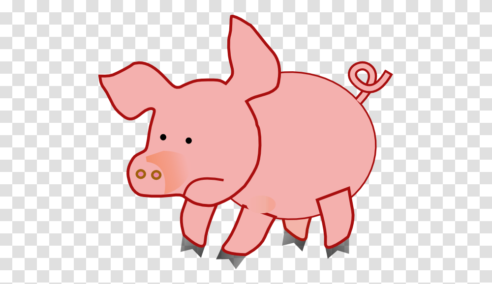 Fat Pig Clip Art, Mammal, Animal, Piggy Bank, Hog Transparent Png