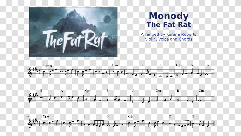 Fat Rat Monody Notes, Halo, Quake Transparent Png – Pngset.com