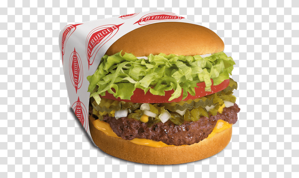 Fatburger Fatburger Medium Burger, Food Transparent Png