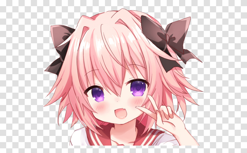 Fate Apocrypha Astolfo Hair Image Astolfo Anime, Manga, Comics, Book, Doll Transparent Png