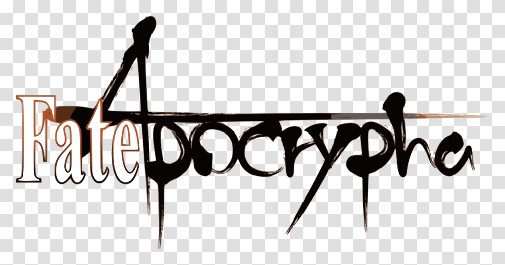 Fate Apocrypha Logo Fate Apocrypha Logo, Interior Design, Handrail, Text, Gun Transparent Png