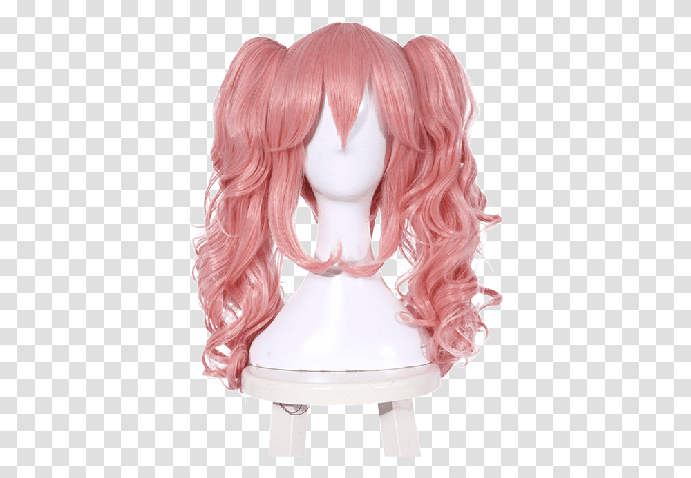 Fate Extella Link Tamamo No Mae Cosplay Wig Anime Cosplay Pink Hair, Doll, Toy, Person, Human Transparent Png