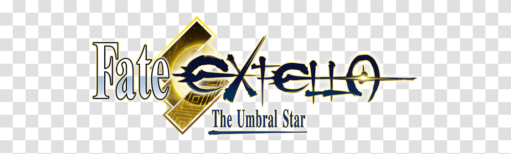 Fate Extellatheumbralstarlogo The Gaming Buddha Fate Extella The Umbral Star Logo, Symbol, Trademark, Text, Vehicle Transparent Png