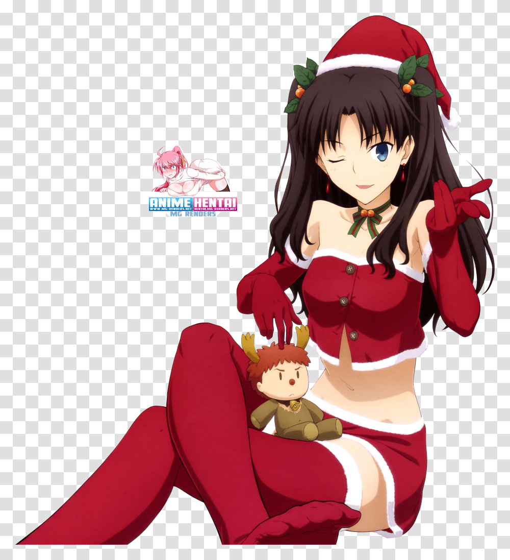 Fate Saber Christmas, Comics, Book, Manga, Person Transparent Png