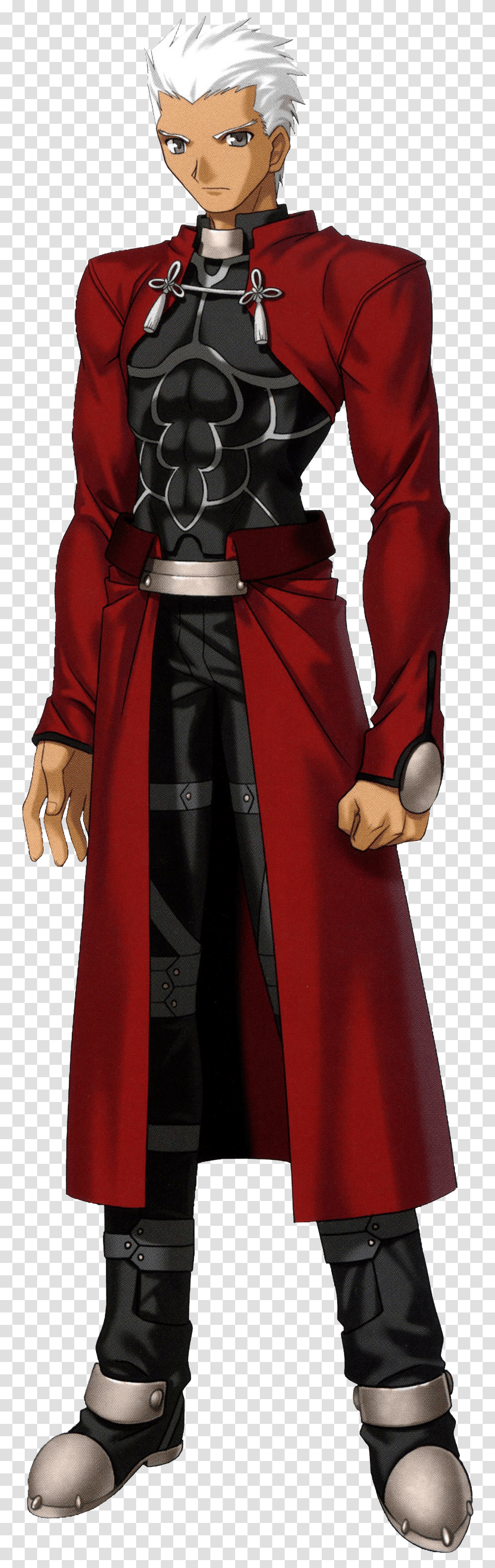 Fate Stay Night Archer, Overcoat, Person, Sleeve Transparent Png