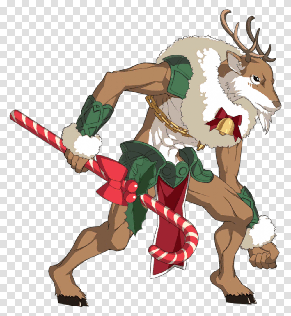 Fategrand Order Wikia Christmas Reindeer Assassin, Person, Nature, Outdoors, Antler Transparent Png