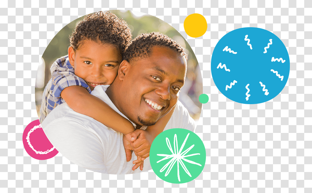 Father And Son Hugging Clipart Child Feeling Safe, Person, Human, Face, People Transparent Png