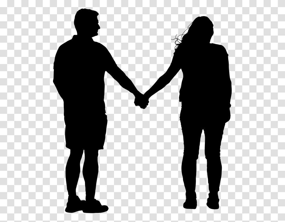 Father And Teenage Son Silhouette, Gray, World Of Warcraft Transparent Png