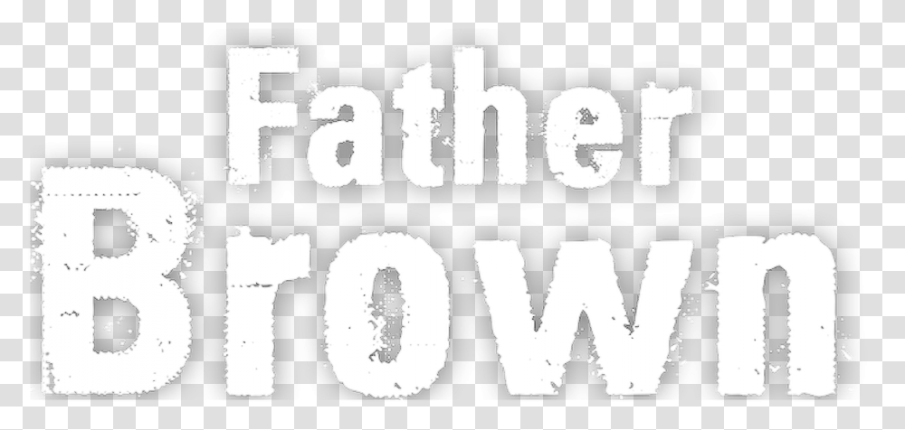Father Brown Poster, Word, Label, Alphabet Transparent Png