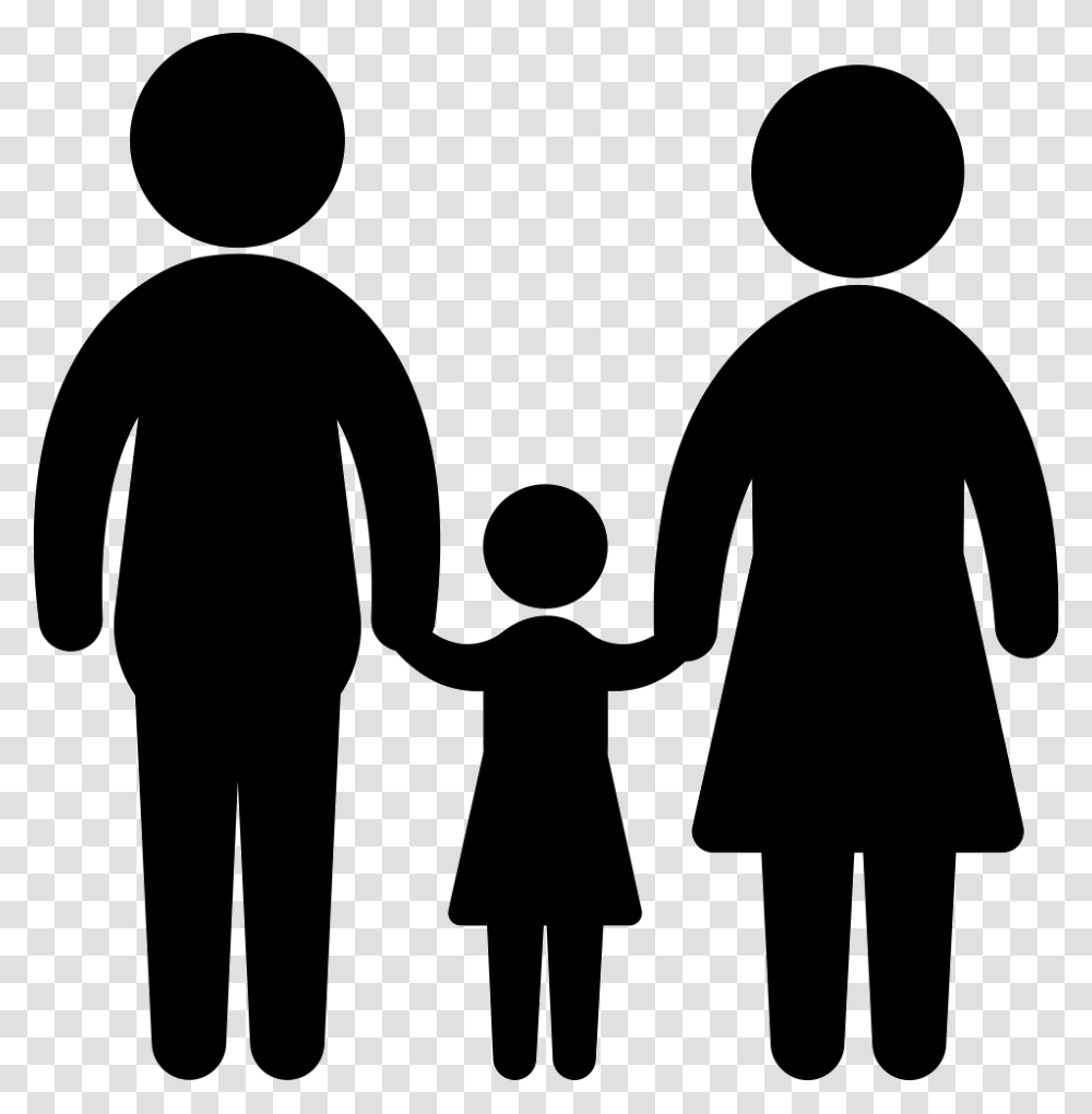 Father Daughter And Mother Mother Father Son Vector, Person, Human, Hand, Holding Hands Transparent Png