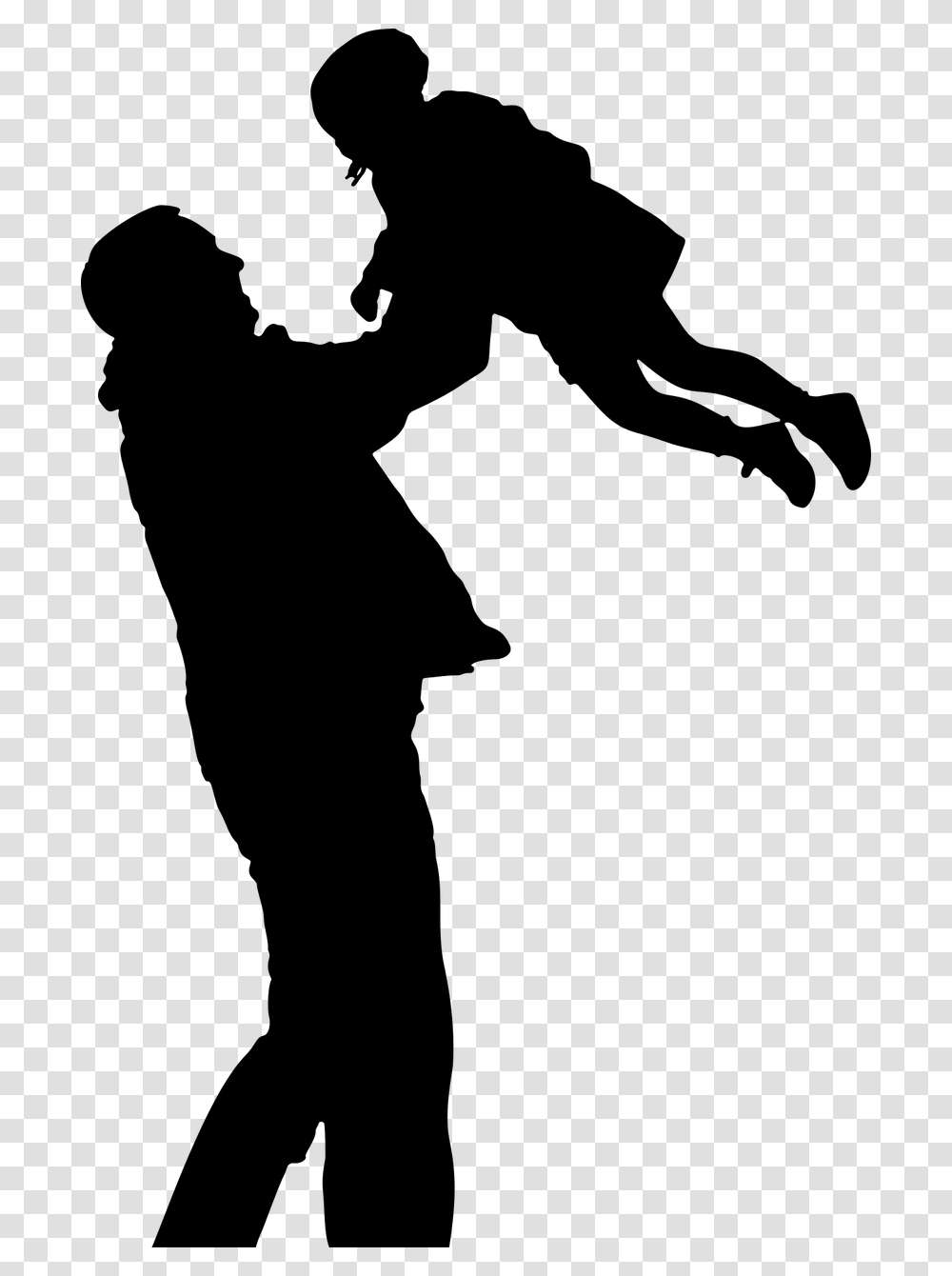 Father Daughter Dance Silhouette Clip Art, Gray, World Of Warcraft Transparent Png