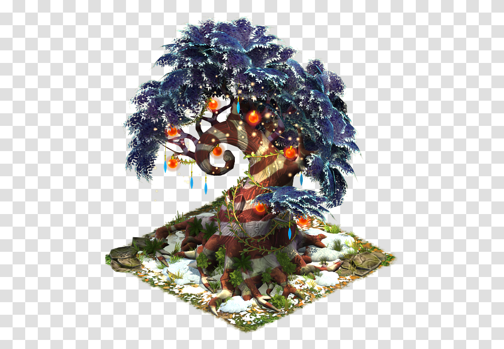 Father Glitter Tree Elvenar, Plant, Ornament, Christmas Tree, Crystal Transparent Png