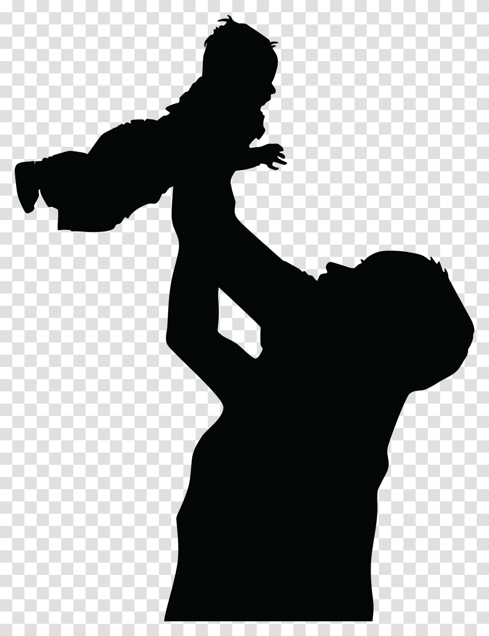 Father Son Daughter Clip Art Silhouette Father And Son, Cross, Crucifix, Person Transparent Png