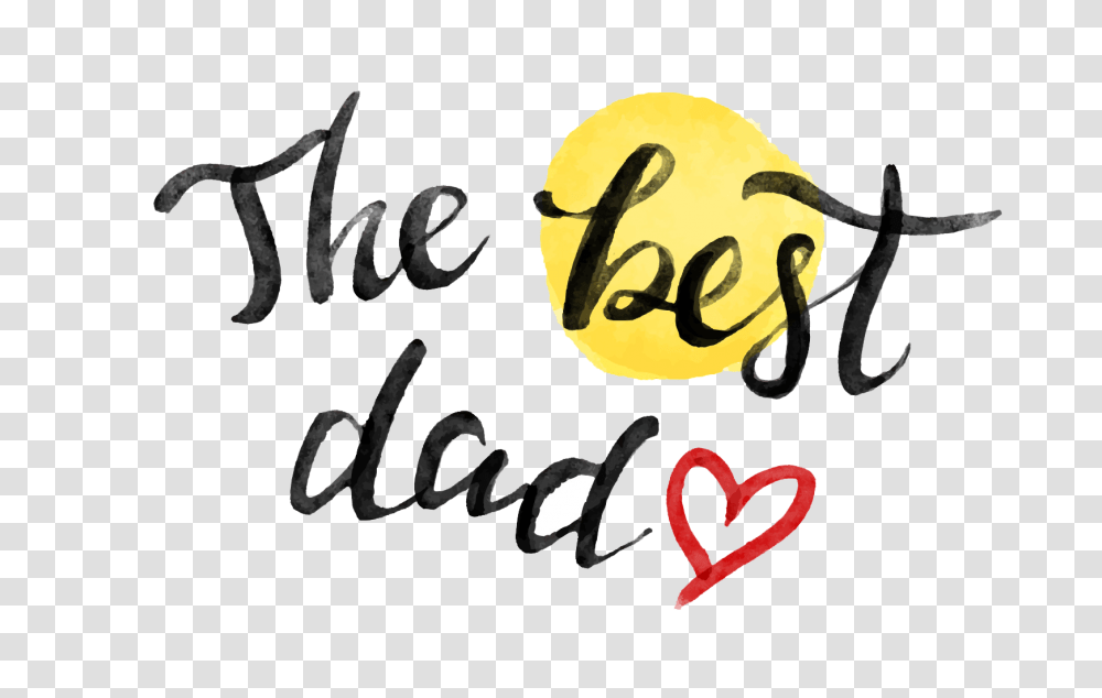 Fathers Day Background, Handwriting, Calligraphy, Label Transparent Png