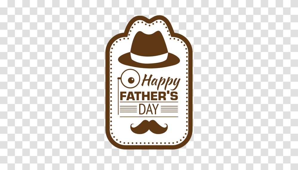 Fathers Day Happy Vintage Emblem, Label, Food, Sticker Transparent Png