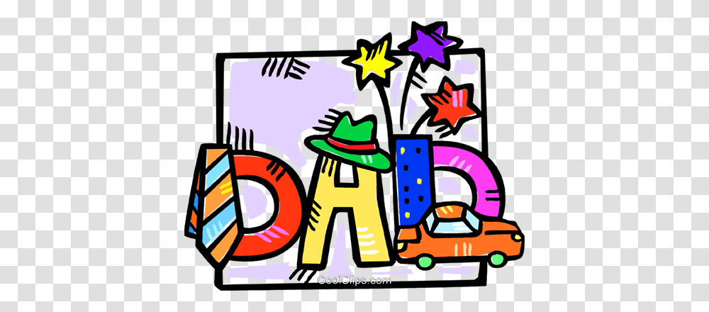Fathers Day Motif Royalty Free Vector Clip Art Illustration, Doodle, Drawing Transparent Png