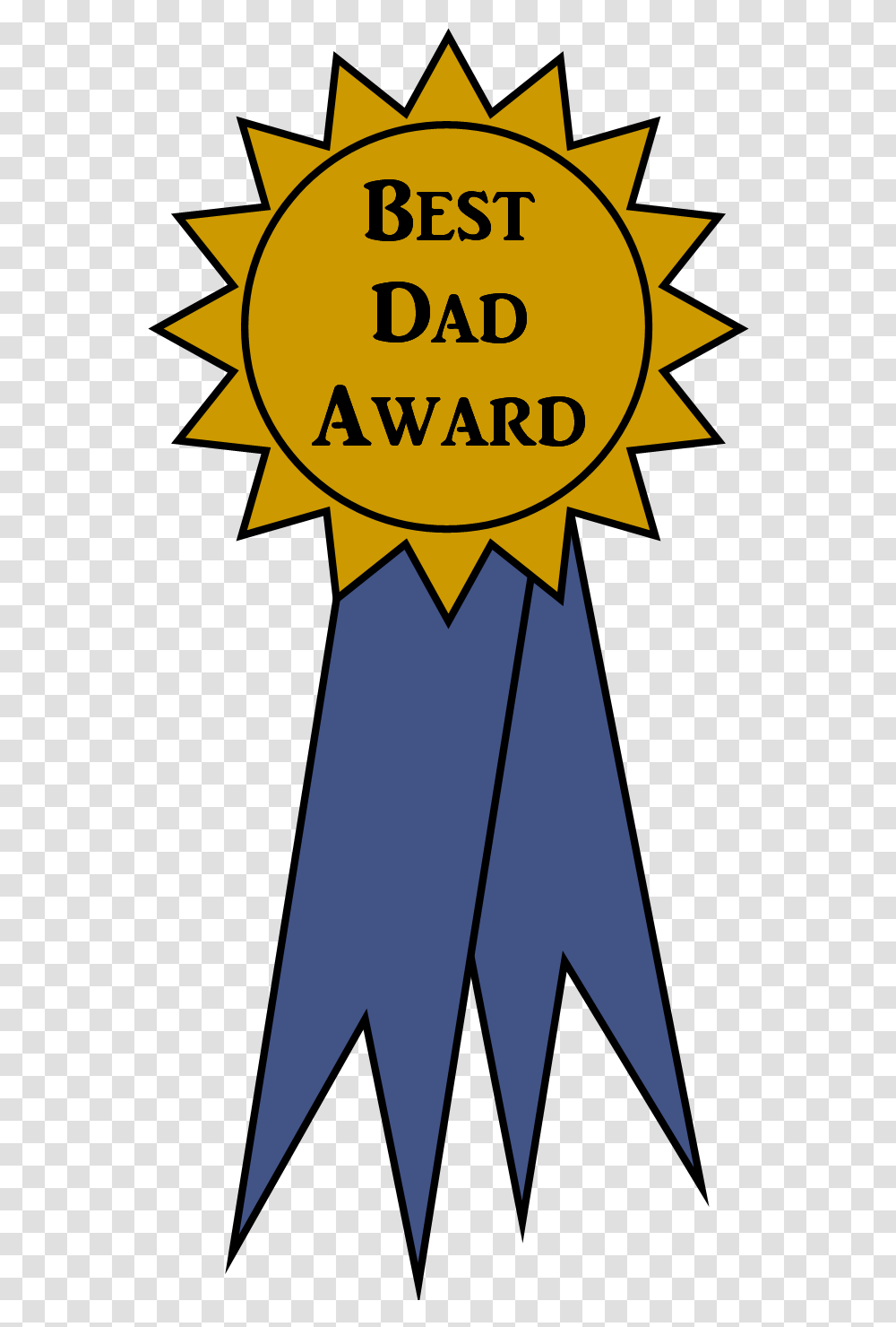 Fathers Day Symbol, Logo, Trademark, Gold, Poster Transparent Png