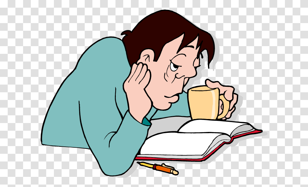 Fatigue Is A Common Phenomenon Occurring Because Of Fatigue Clipart, Reading, Eating, Food Transparent Png