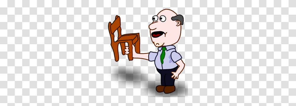Fatman Holding A Chair Clip Art, Kneeling, Washing, Girl, Female Transparent Png