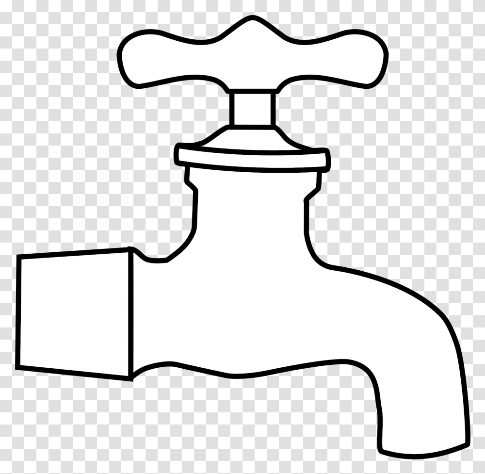 Faucet Clipart Watertap Tap Water Icon White, Indoors, Sink, Hammer, Tool Transparent Png